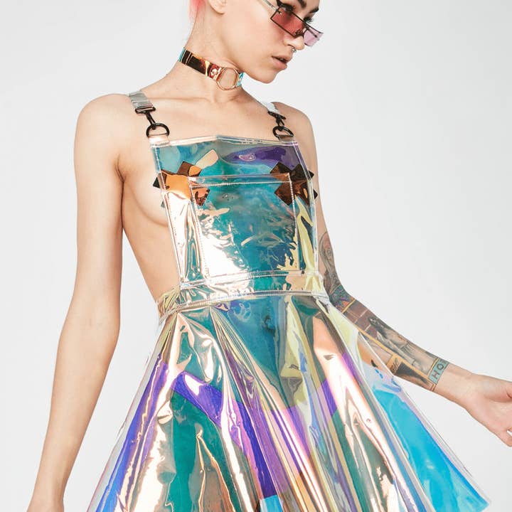 Coconut Fire Bird Mirrored Orange X Factor Nipple Cover Pasties for wholesale on Faire2