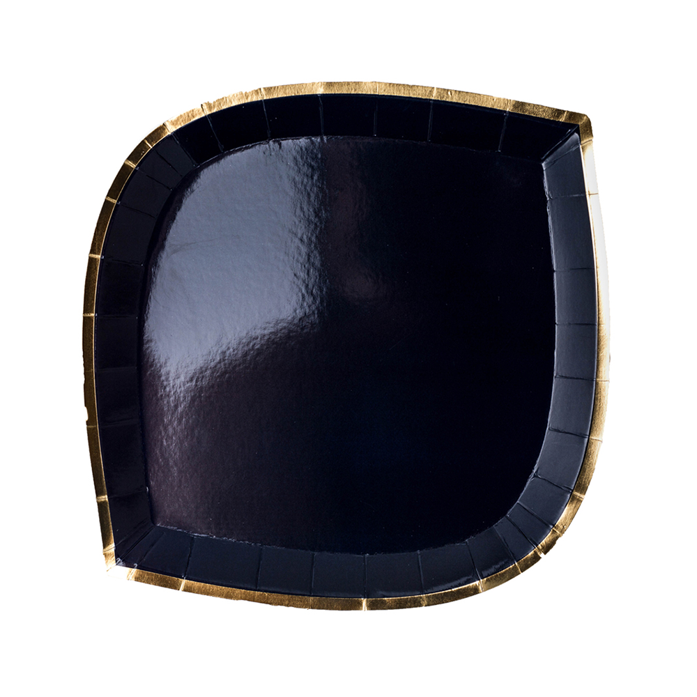 Jollity & Co. + Daydream Society - Vendita all'ingrosso Piatto - Piatti piani Posh - Confezione da 8 - 9 opzioni di colore2