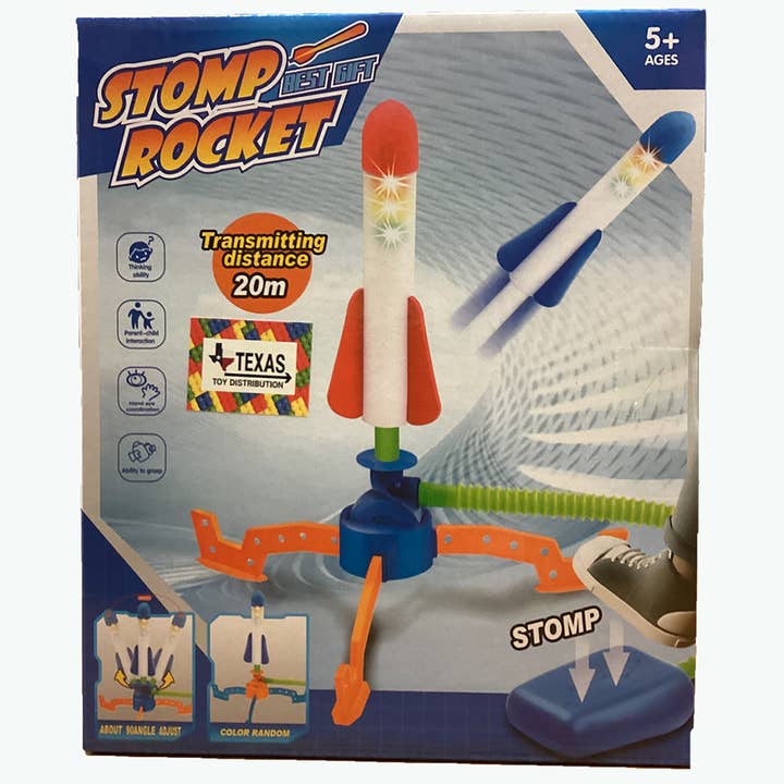 Texas Toy Distribution - Wholesale Toy Set - Kids - Stomp Model Rocket Kit