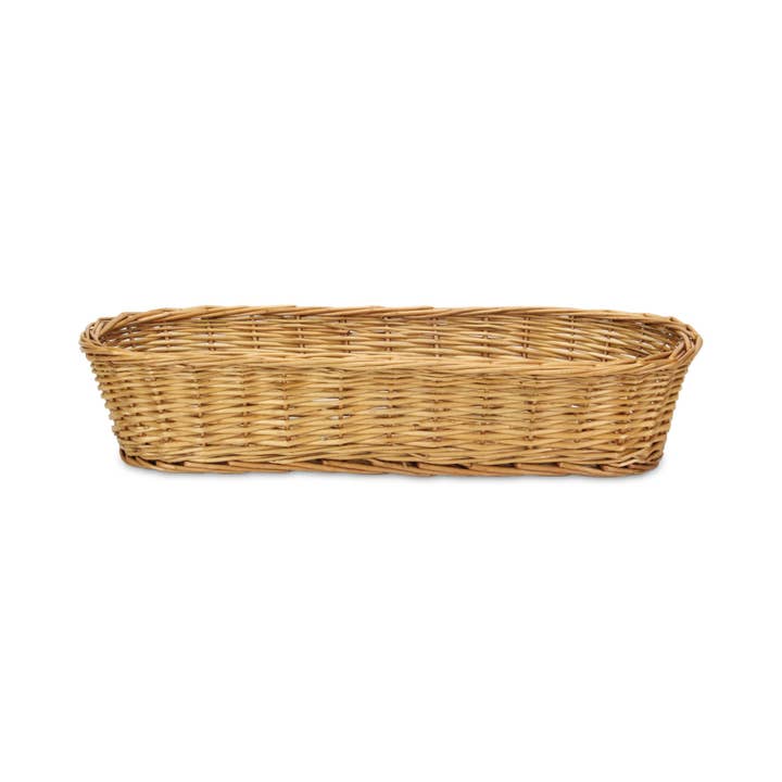 Cheungs Home Decor - Wholesale Food Gift Basket - Panarium Willow Bread Basket - Medium Brown