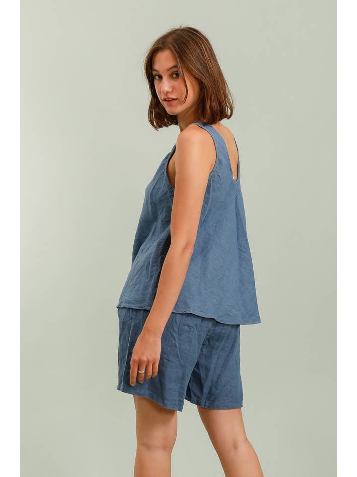 la maison des fibres naturelles - Wholesale Tank Top - Women's - Tank tops 16670 100% linen