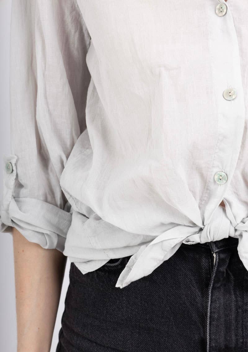 LINEN & COTTON HOUSE – wholesale Tröja med knappar – Dam – BUNDEN BOMULLSSKJORTA 42602 12