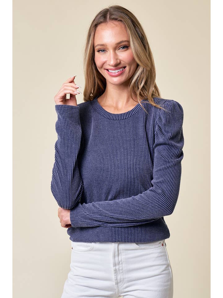 lovely melody - Wholesale Knit Top - Women's - LMT4604-Cece Solid Long Sleeve Top13