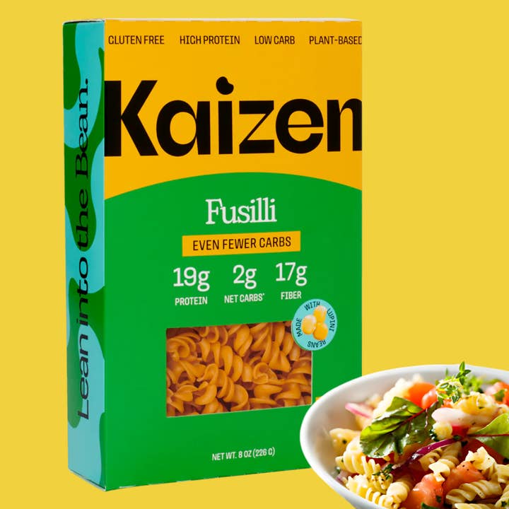 Kaizen Food Company - Vendita all'ingrosso Pasta - Fusilli 2g Pasta ad alto contenuto proteico di carboidrati netti - Meno carboidrati, Keto2