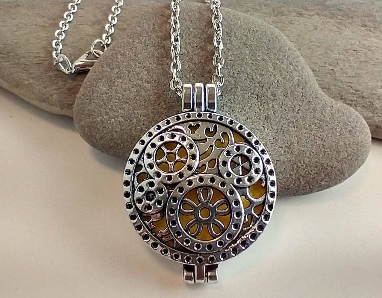 Piccadilly Pendants - Vente Collier à médaillon - Médaillon Steampunk6