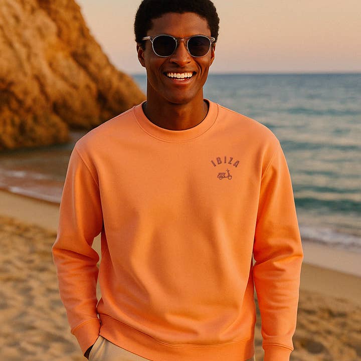 IBIZA-PFIRSICH-SWEATSHIRT für den Großhandel von Lost in cities