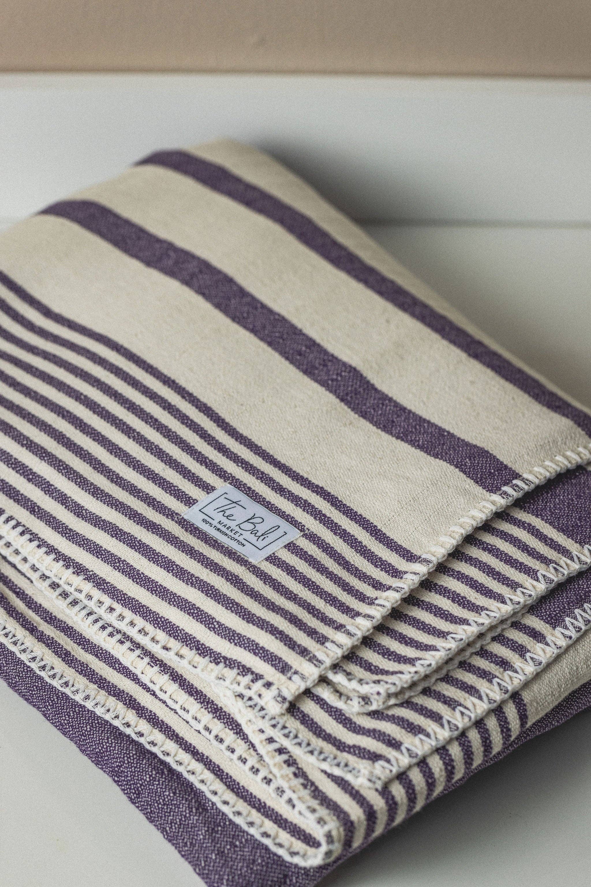 The Bali Market - Wholesale Throw Blanket - Essential Stripe XL - Turkish Blanket7