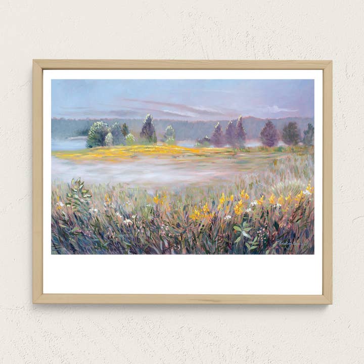 Rebekah Lowell Creative Studio - Wholesale Art Print - "Morning at North Meadow" Brush with Nature Art Print0