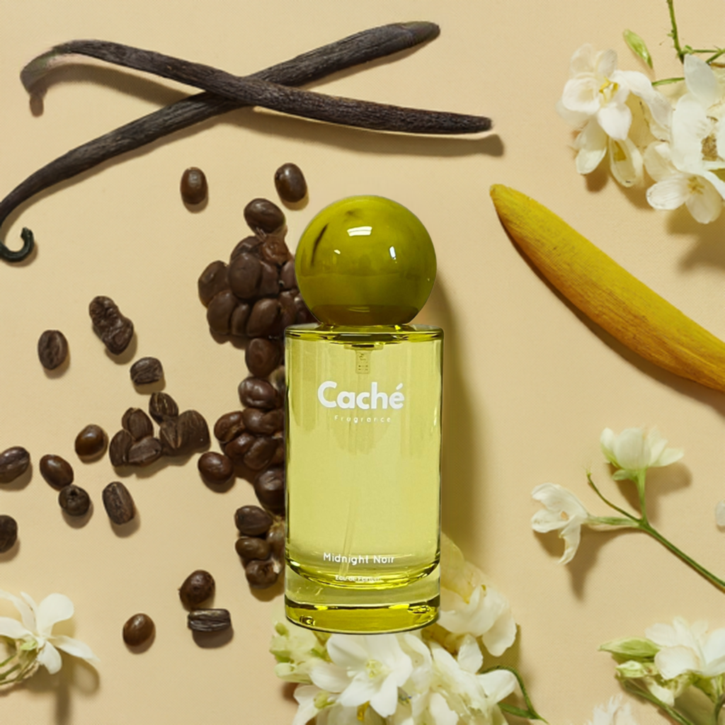 Caché Fragrance - Wholesale Perfume/Eau de Toilette - Midnight Noir by Caché – Coffee, Vanilla, Jasmine, Orange Blossom, Patchouli, Musk; Eau De Parfum (EDP) 50ml, Feminine0