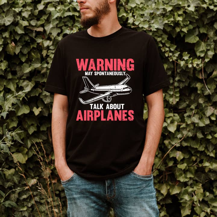 Humorous Airplane Aircraft Aircrews Airship Aviator Lover Hilarious Floatplane Aeroplane Plane Transportation for wholesale by Teegarb LLC