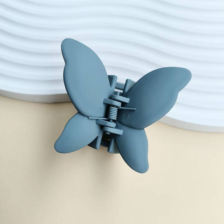 ACCITY - Wholesale Hair Clip - Women's - Matte Butterfly Hair Claw Clip – Strong & Stylish_CWAHA008740