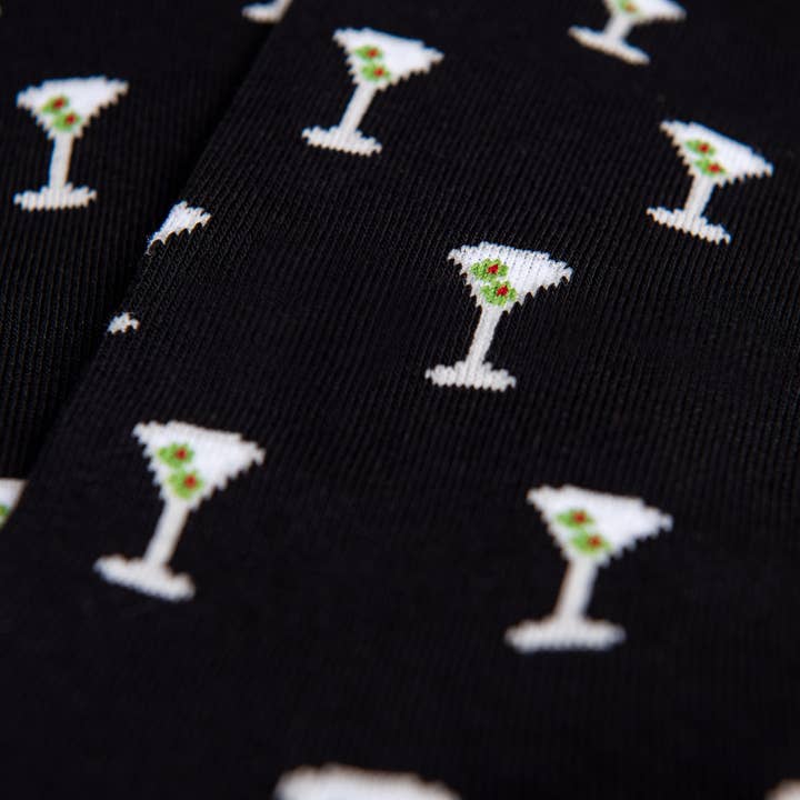 Love & Victory - Vente Chaussettes – unisexe - Chaussettes unisexes motif cocktail Martini1