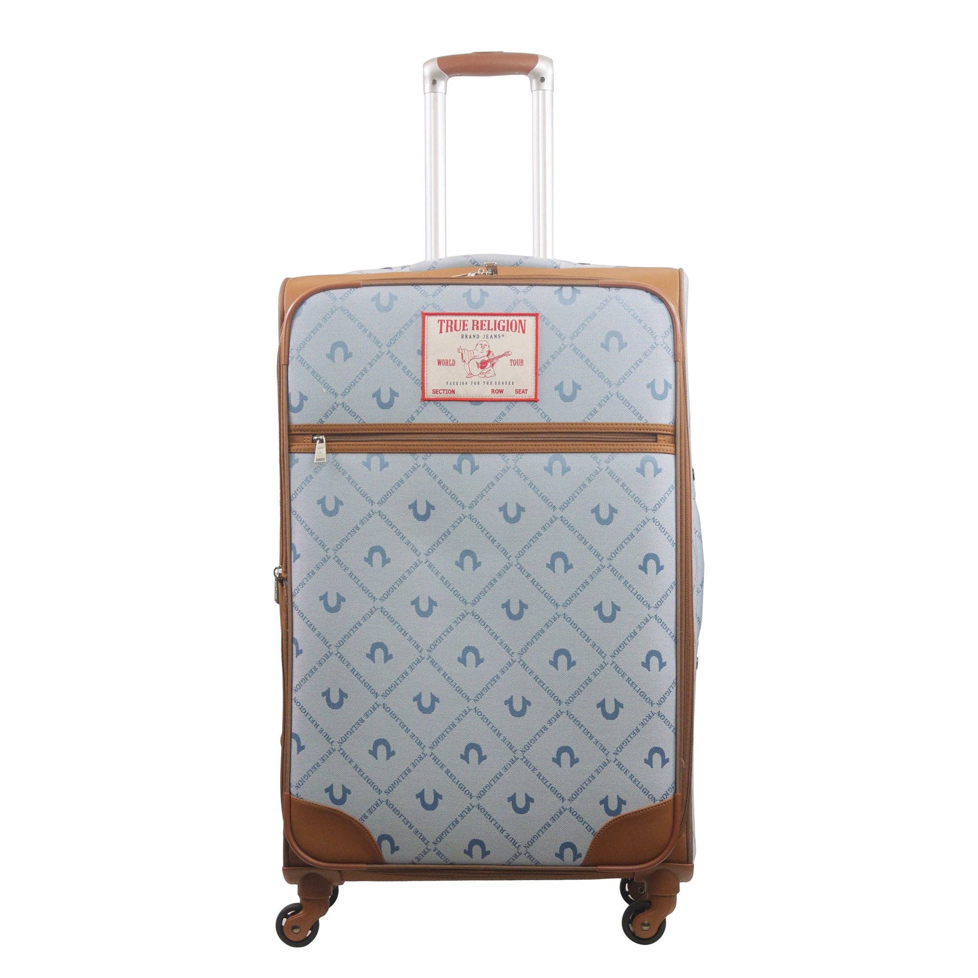 True Religion - Wholesale Luggage - True Religion Soft Sided 31" Expandable, Spinner Luggage, DENIM1