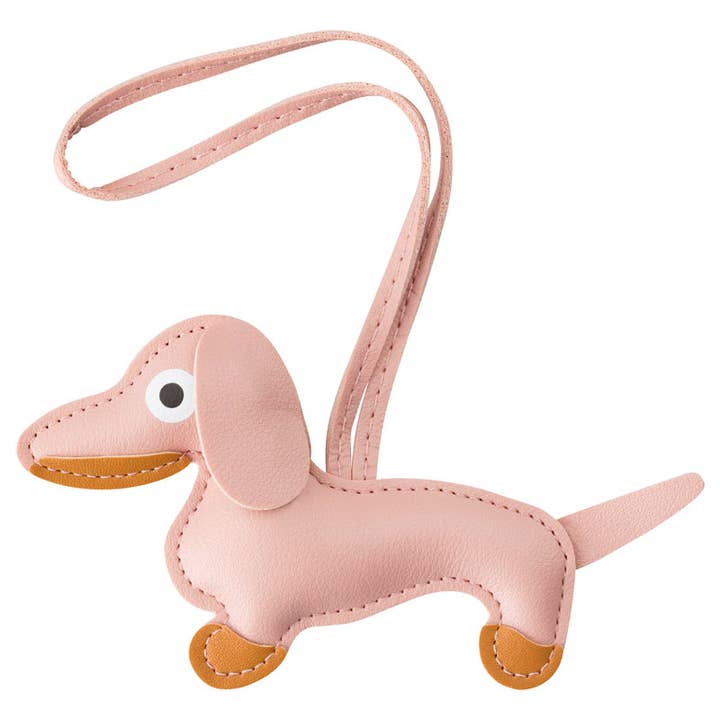 Pendant Dachshund Leather, pink for wholesale by Nice Home Design