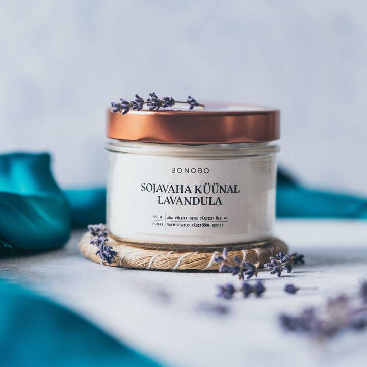 Bonobo_cosmetics - Wholesale Jar/Filled Candle - Lavandula candle M (40h)1