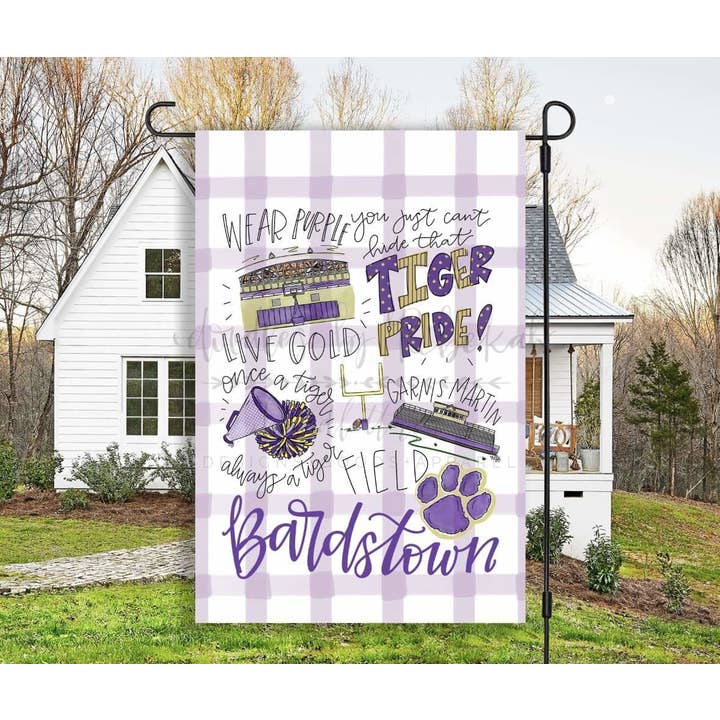 Tiger Pride tuinvlag voor wholesale door Doodles By Rebekah