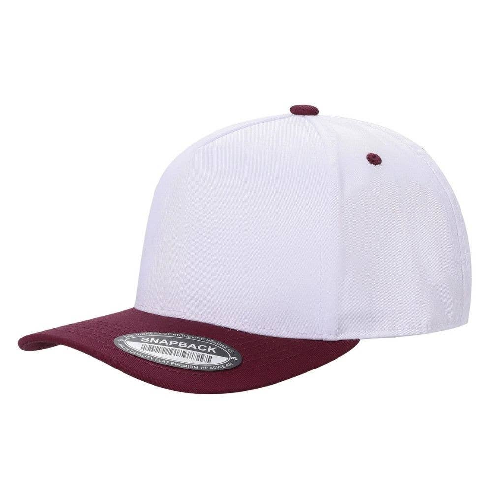 DOBBI - Wholesale Flat Brim Cap - Unisex - 5 Panel Snapback Caps37