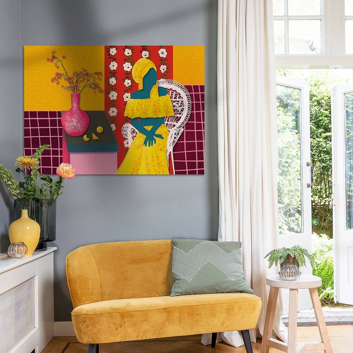 Studio Angelart - Wholesale Art Print - Woman in Yellow Dress – Luxury Edition Art Print5