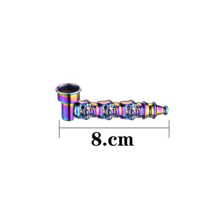 Champ by Polyflame - Wholesale Humidor/Cigar Accessory - 8cm metal skull pipe