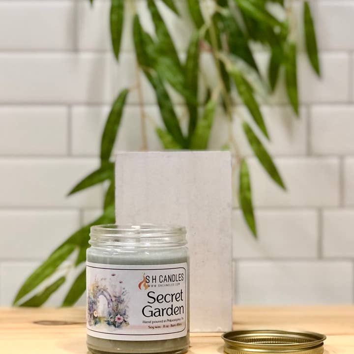 S H Candles - Wholesale Jar/Filled Candle - Secret Garden Soy Candle Collection3