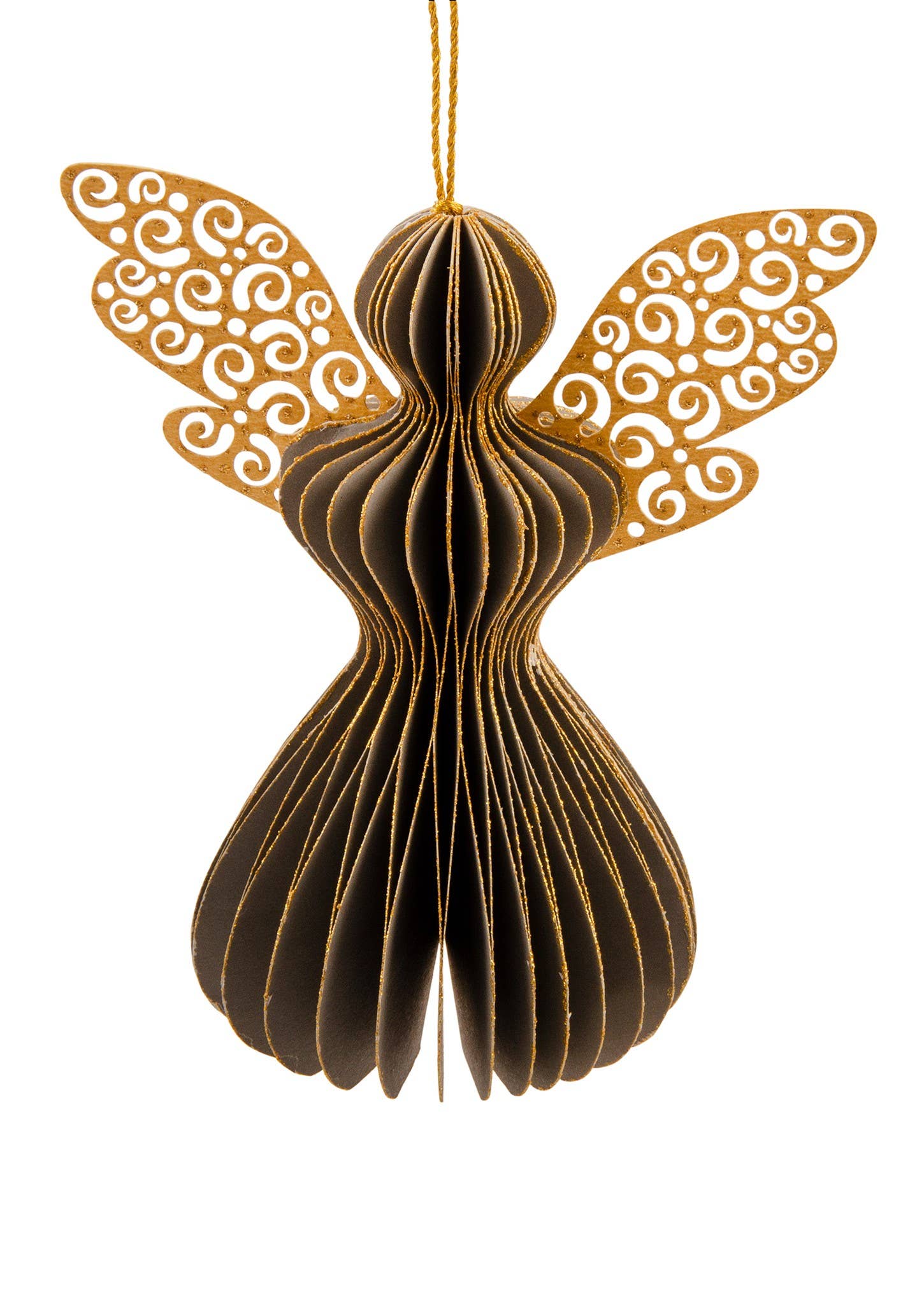 Namaste - Venta al por mayor Conjuntos de adornos - Set de 3 ángeles decorativos pastel de papel reciclado1