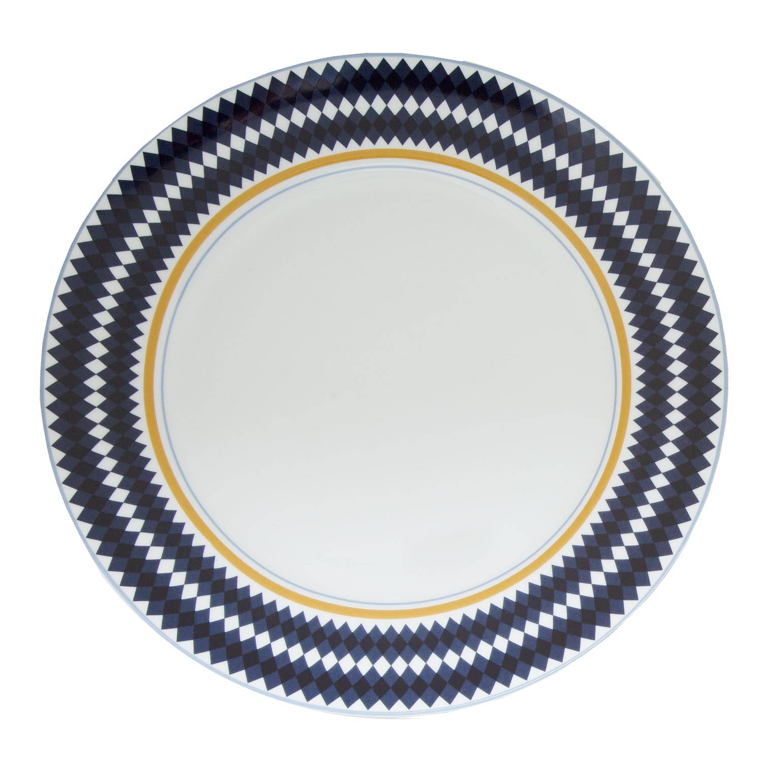 The Lino - Vente Assiette - Assiette à dîner Evolution Navy (lot de 4)0