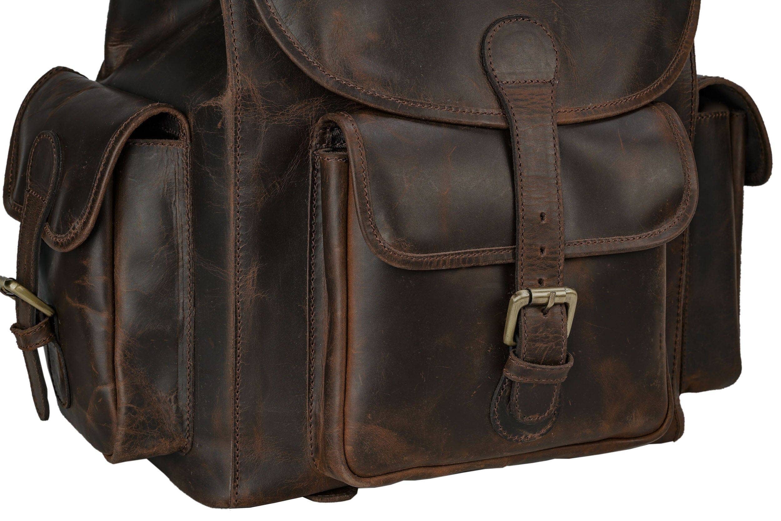 Classy Leather Bags – Mochila - Unissexo por atacado – O Capíz Rugged3