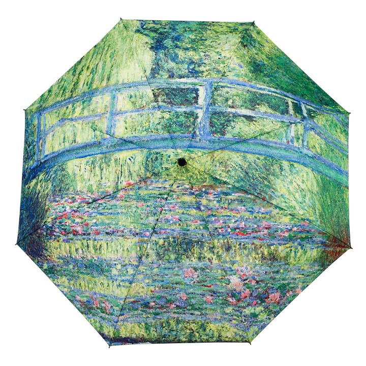 Galleria Enterprises - Wholesale Umbrella - Women's - Monet Japanese Bridge Folding Umbrella