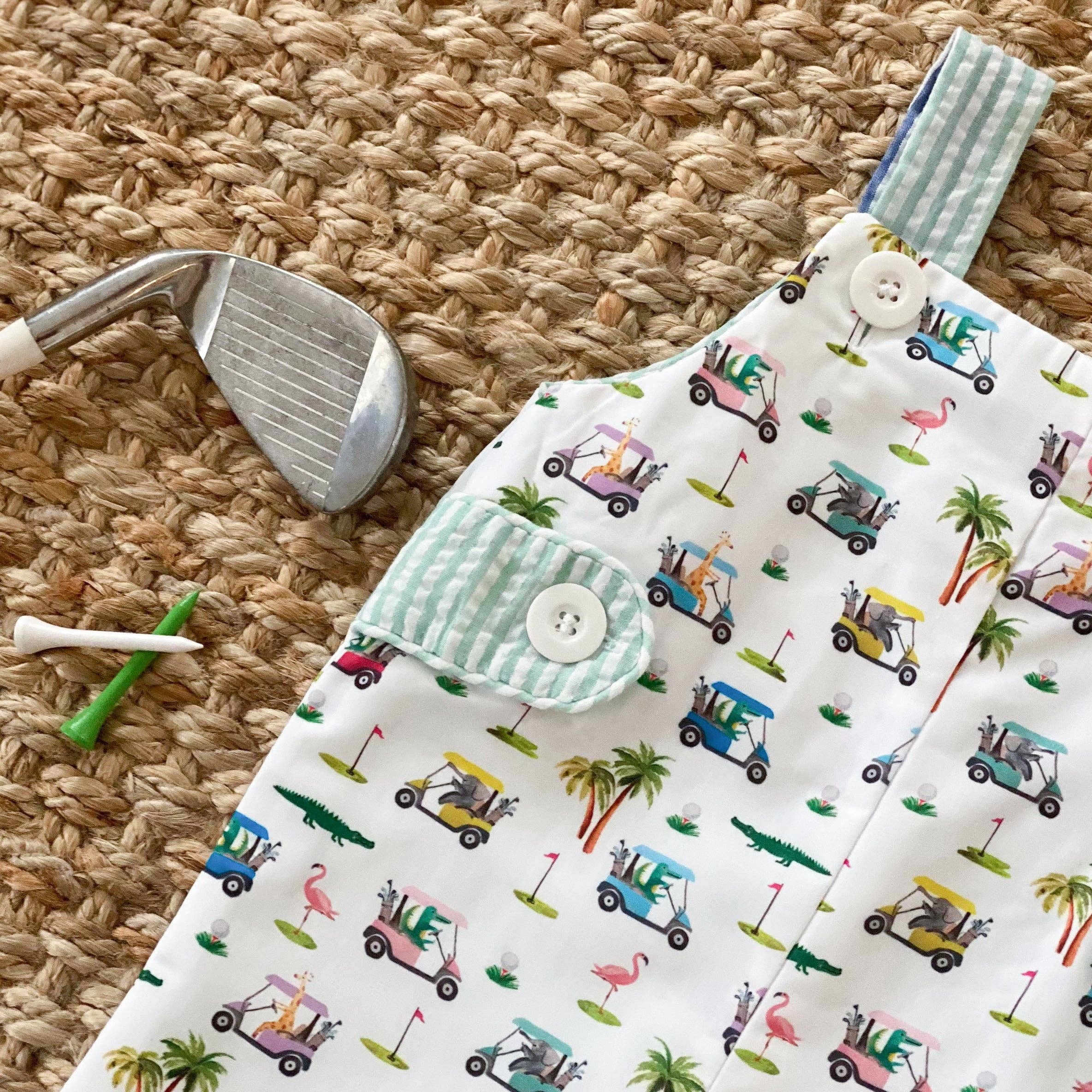 Seven Lantern Lane - Vente Barboteuse – bébé - Réversible Le Palms Golf Jon Jon5