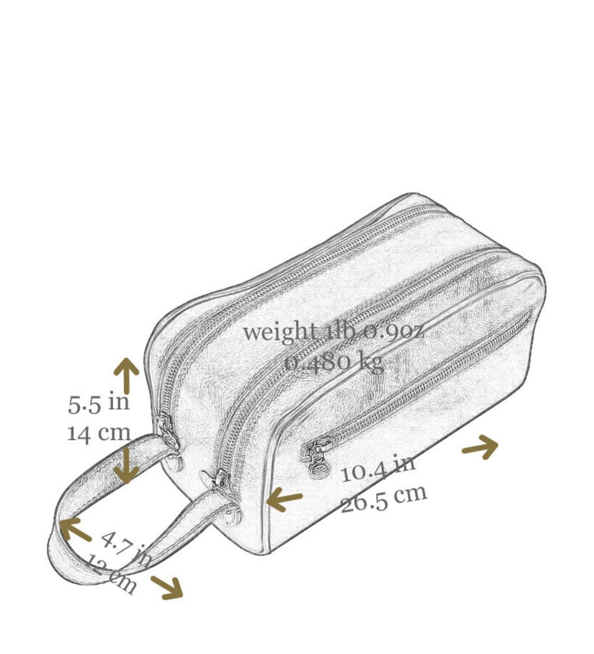 Time Resistance - Wholesale Make-up tas/toilettas - Leren Cosmetica Tas Dopp Kit - All the Kings Men11