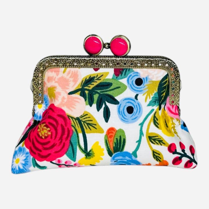Kiki & Syds - Wholesale Clutch Bag - Women's - Kiki & Syds ON THE GO Credit Card Clutch-Garden Party Cream