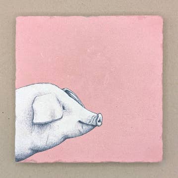 Tile - Pig for wholesale by moreydesign | ask a duck
