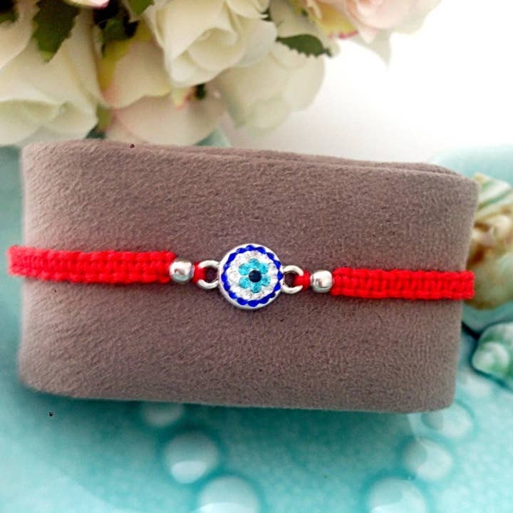 Evileyefavor - Vente Bracelet tissé/tressé - Bracelet Red Evil Eye, Bijoux Evil Eye