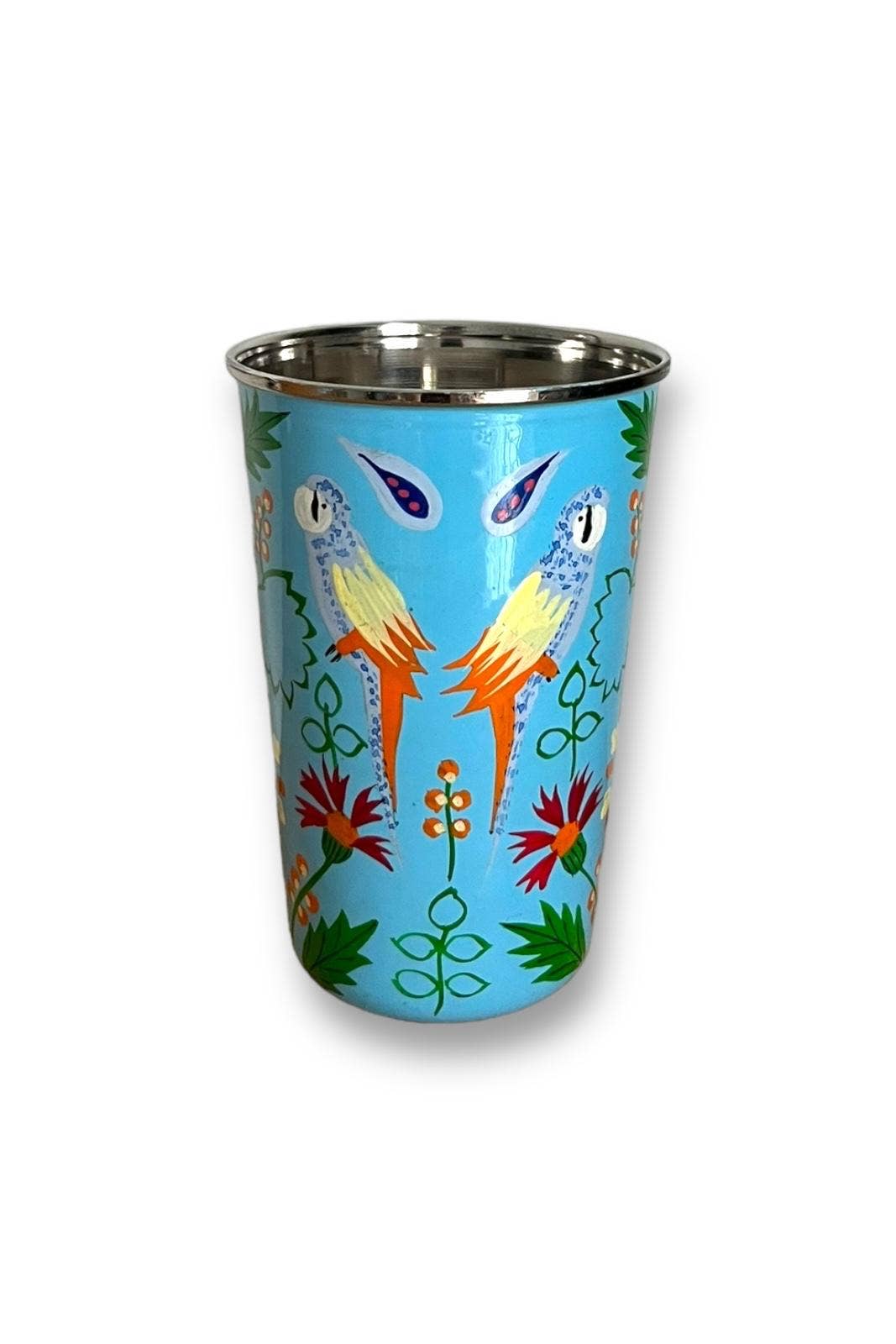 Curiosity Lab - Wholesale Drinking Glass/Cup - Hand-painted food-grade stainless steel tumbler Srinagar Grand4