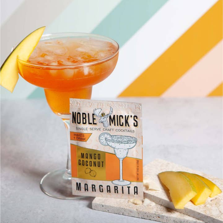 Noble Mick's - Craft Beverage Company - Wholesale Cocktail Mix/Syrup - Margarita Cocktail Filled Spinner Display Package4