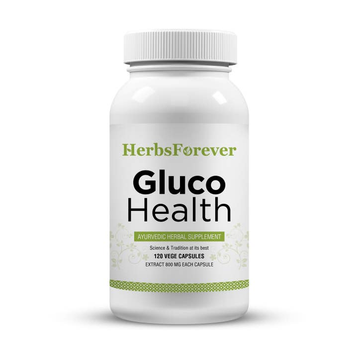Gluco Health Ayurvedisk Urtekosttilskud 120 Kapsler 800mg for engroshandel hos HerbsForever