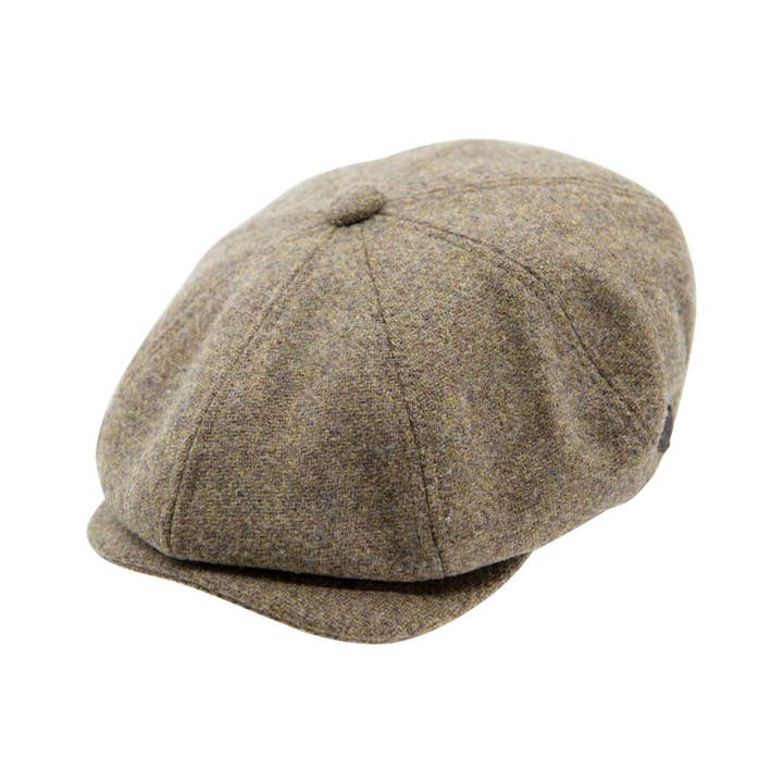 Heritage Traditions - Venta al por mayor Gorro de estilo colegial - Hombre - Gorra Newsboy de mezcla de lana lisa Carlyle Heath13