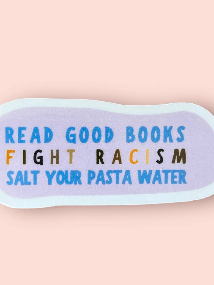 Fight Racism Sticker | Anti Racist | Equality | BLM for wholesale by Tiny Baker Creations