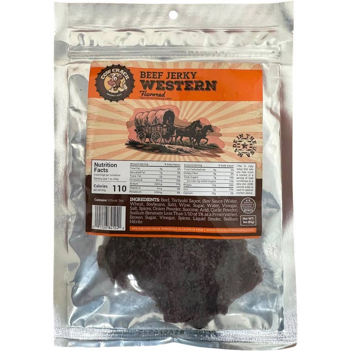 Cow Crack Wholesale - Vente Viande séchée - Cow Crack Western Beef Jerky 85 g