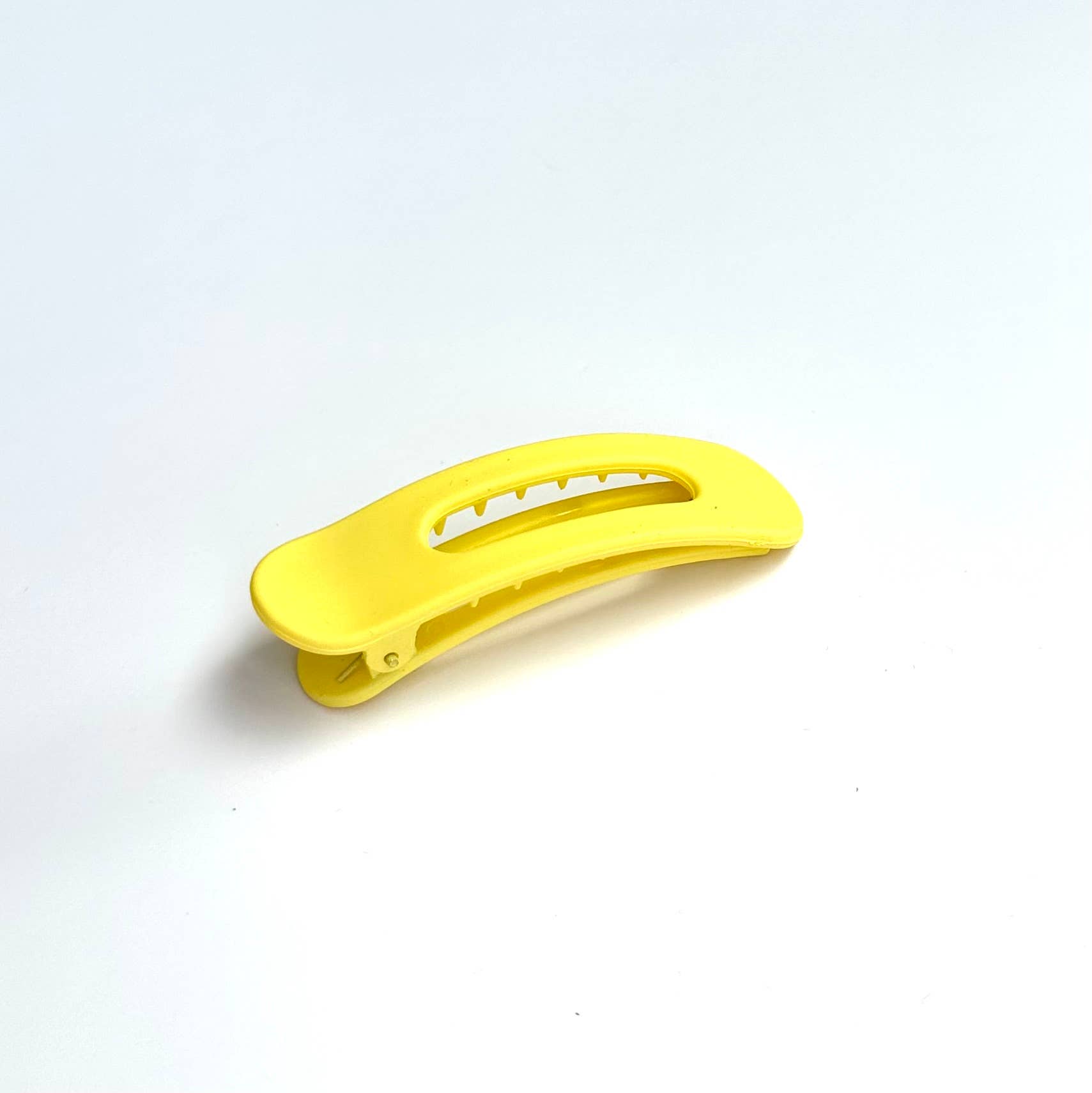 iconic mi - Wholesale Hair Clip - Women's - Flat Hair Clip Banana Yellow Medium