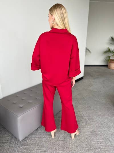 Carole Christian Clothing – wholesale Top & pants set (NOT Loungewear) – Women's – SCUBA MODAL TWO PIECE CROP PANT SET5