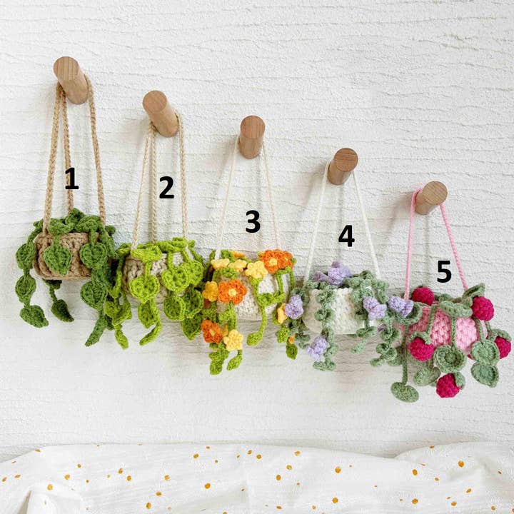 TOMOPOD LLC - Wholesale Stuffed/Plush Toy - Kids & Baby - Crochet Flower Plant Fruit, Wall Hanging Home Decor