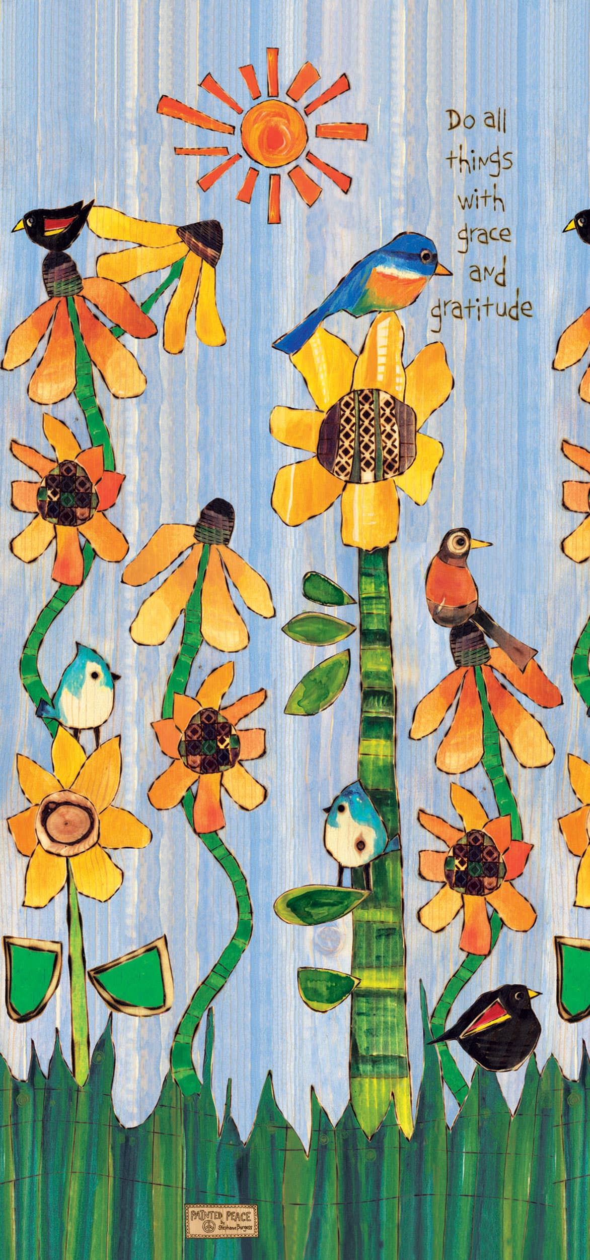 Studio M - Wholesale Outdoor Ornament/Decor - All Things 16" Mini Art Pole1