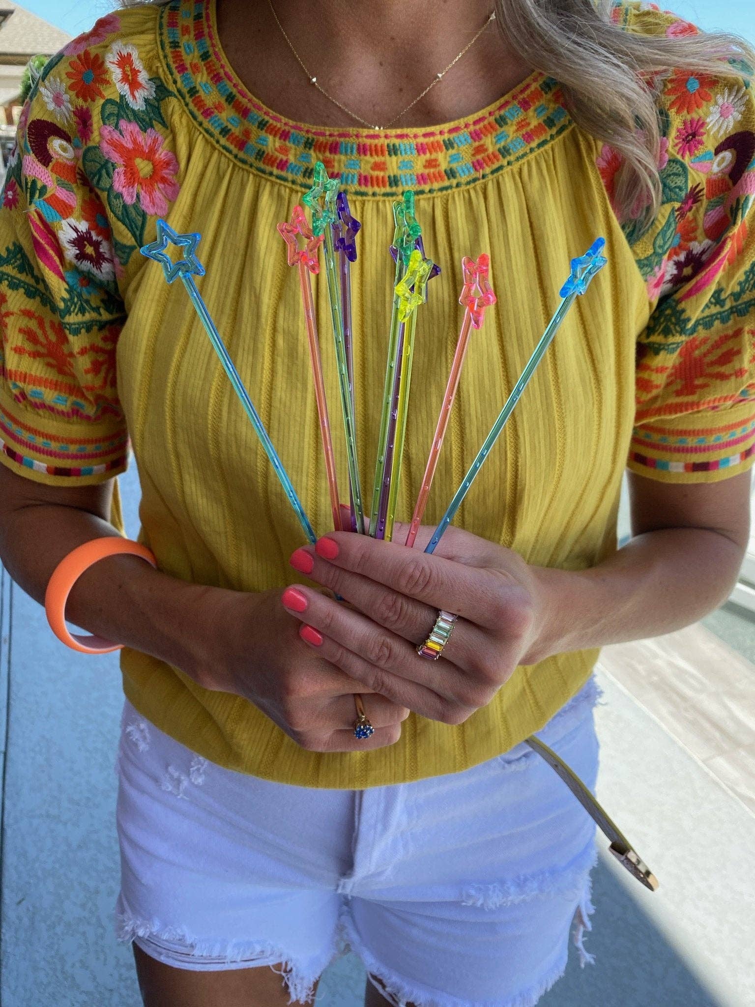 Sugar Mama Shimmer - Wholesale Drink Stirrer - Star Stir Sticks2