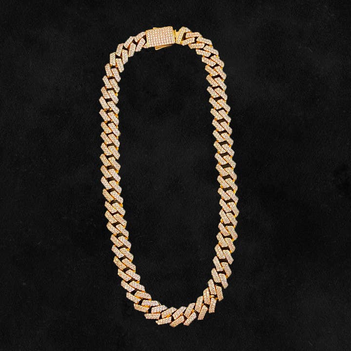 Corrente Miami Icedrip 18K Ouro por atacado de Royal Drip