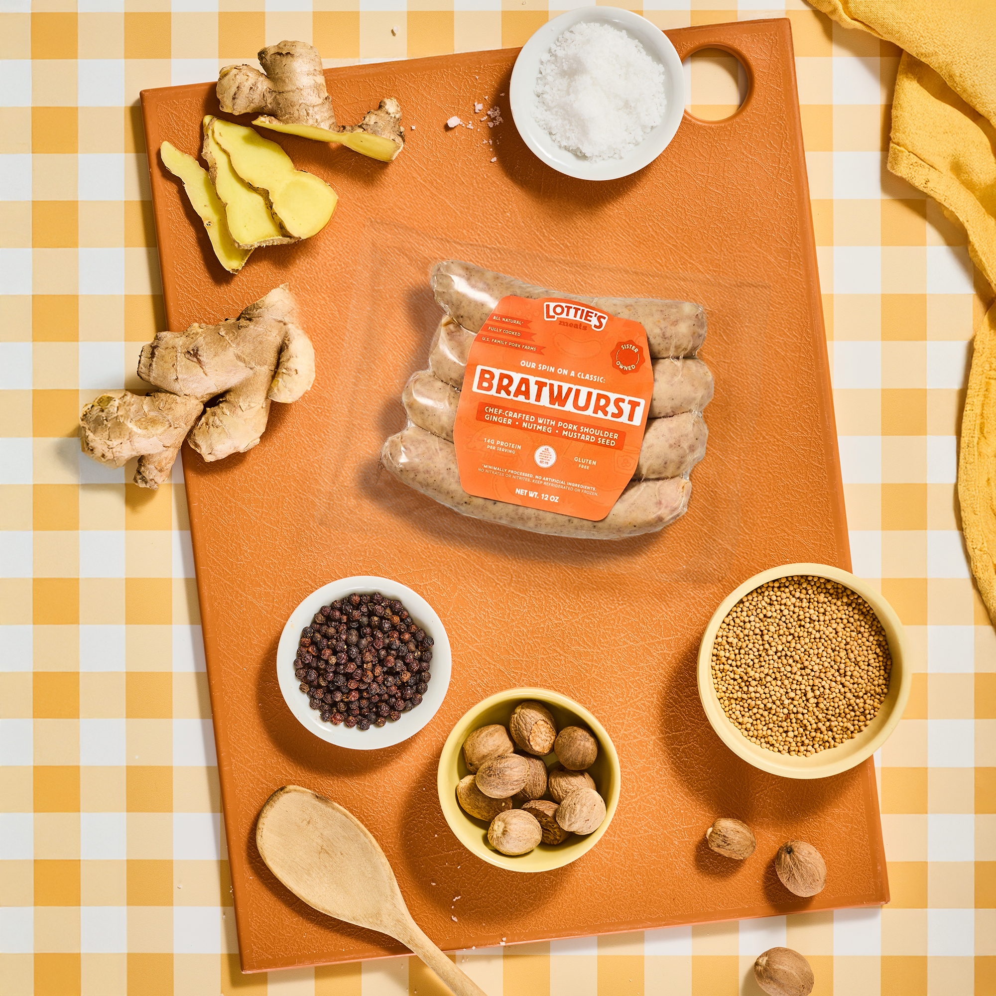 Lottie's Meats - Wholesale Sausage - The Bratwurst | Fully Cooked Sausage | 14 Packs Per Case 2