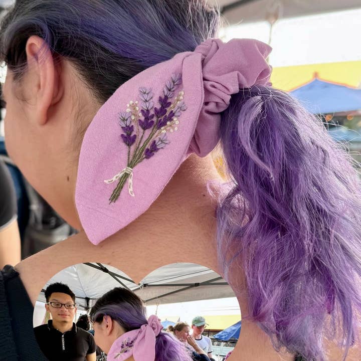 Ninu Handmade - Wholesale Scrunchie - Women's - Mystery Embroidered Scrunchie2