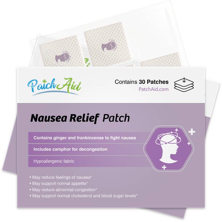 Nausea Relief Patch - Gentle & Natural Nausea Remedy for wholesale by PatchAid