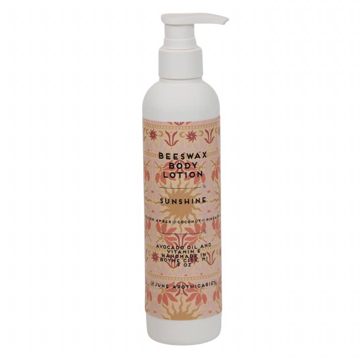Sunshine Beeswax Body Lotion for wholesale by June Apothicarie
