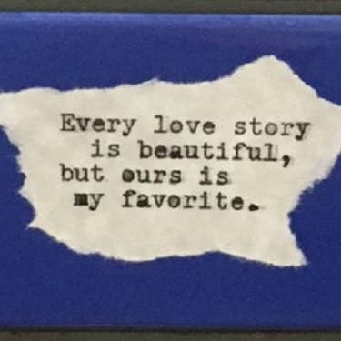 Romantico magnete da frigo fatto a mano: ogni storia d'amore... per la vendita all'ingrosso da parte di StuckOnU Art